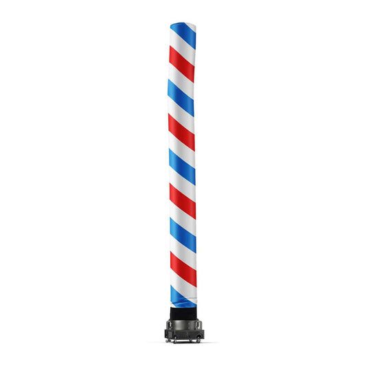 BARBER POLE (RED, WHITE, BLUE) TUBE