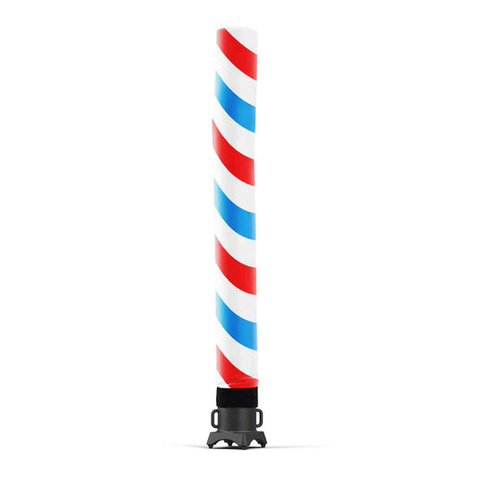 BARBER POLE (RED, WHITE, BLUE) TUBE