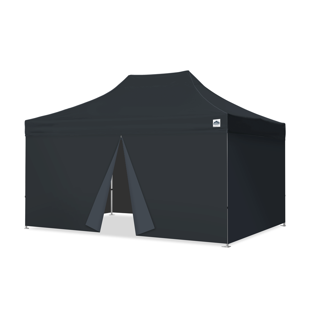 10x15 EcoShade Pop-Up Canopy Tent With Walls - Deluxe Canopy