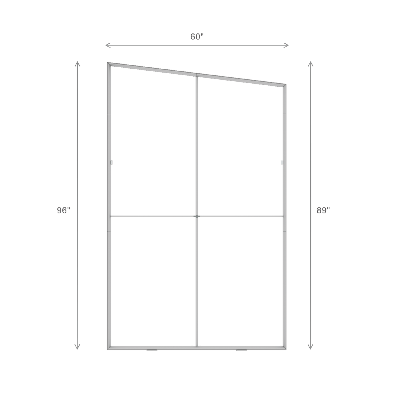 BrightLine A Panel (89″ – 96″ H x 60″ W)