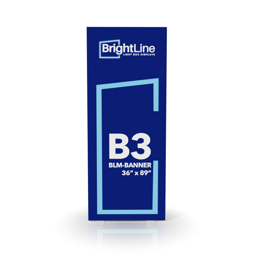 BrightLine Banner (89″ H x 36″ W)