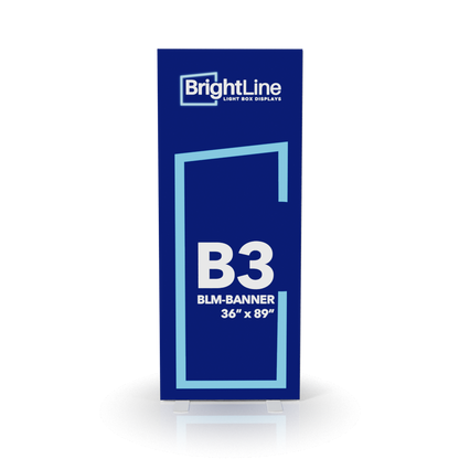 BrightLine Banner (89″ H x 36″ W)