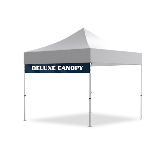 Custom Printed Canopy Tent Valance Banner - Deluxe Canopy