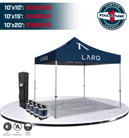 CUSTOM CANOPY TENT PACKAGE #1