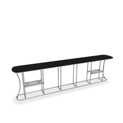 WaveLine InfoDesk Counter and information desk for trade shows and events frame view