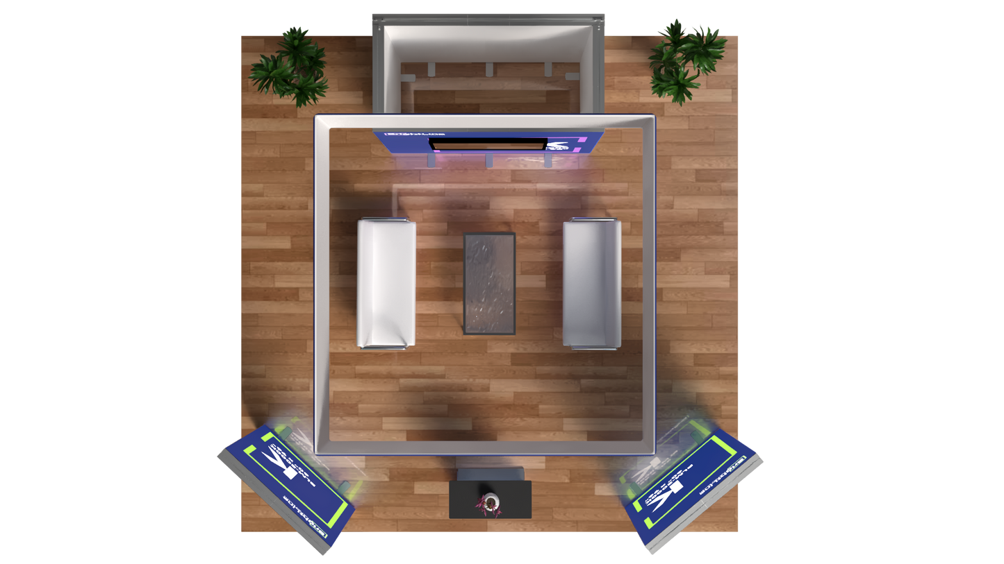 BrightLine 20×20 Island Display Kit 6