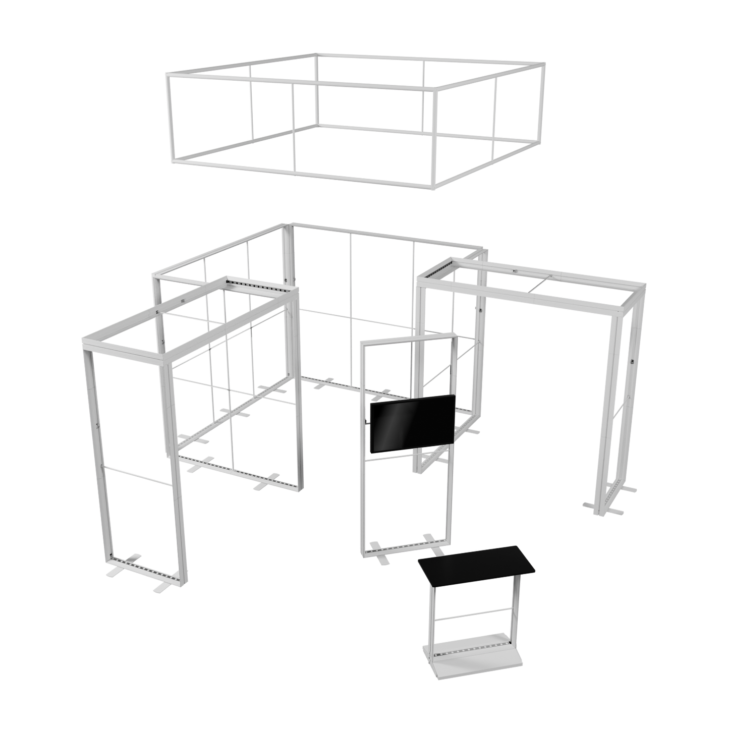 BrightLine 20×20 Island Display Kit 10