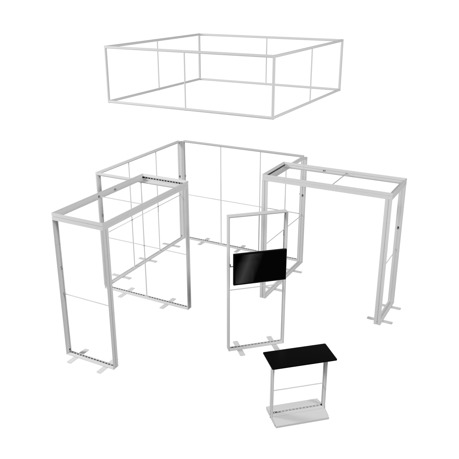 BrightLine 20×20 Island Display Kit 10