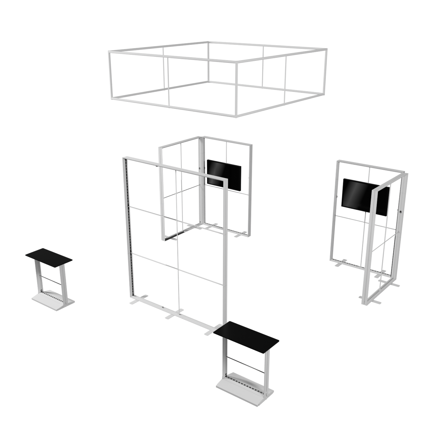 BrightLine 20×20 Island Display Kit 1