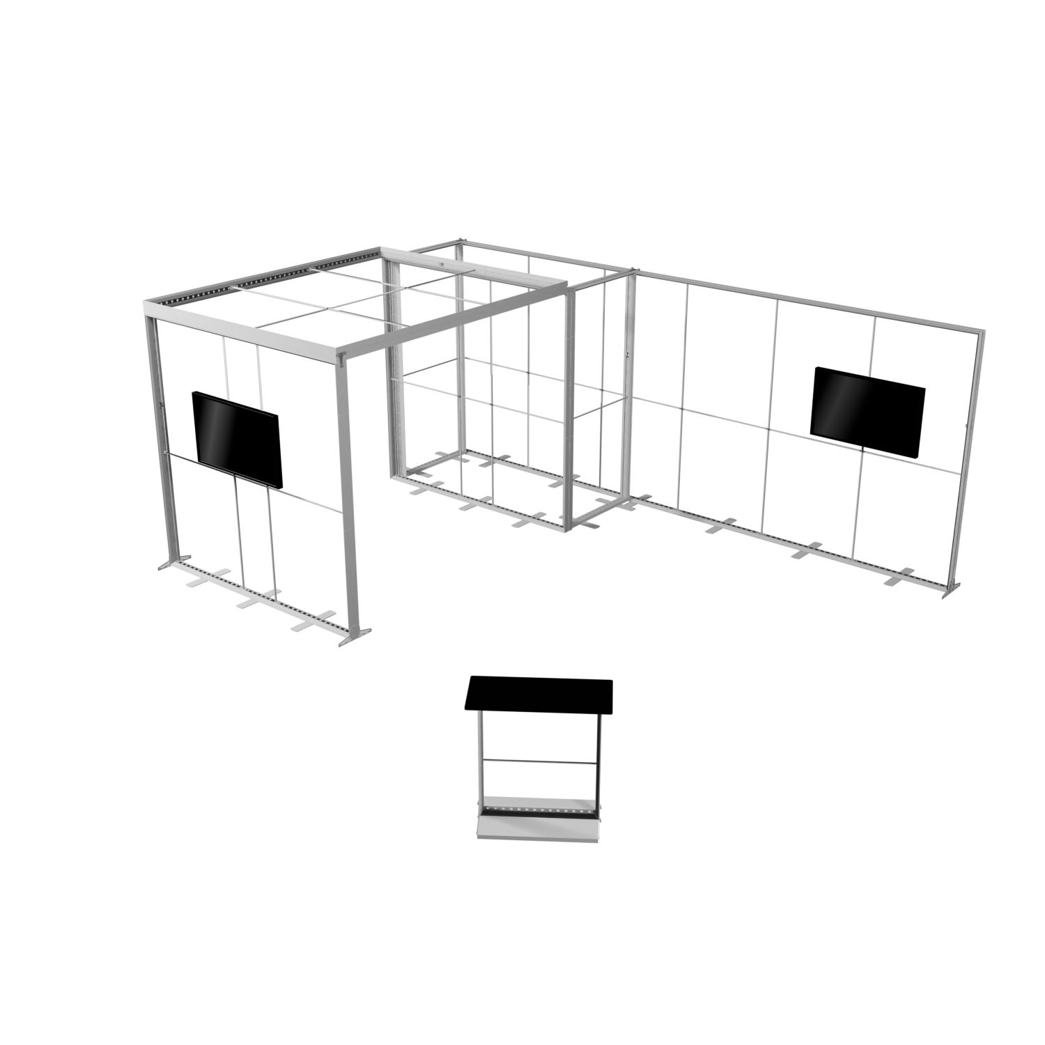 BrightLine 20×20 Island Display Kit 2