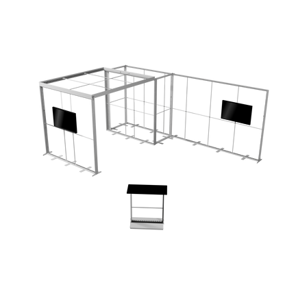 BrightLine 20×20 Island Display Kit 2