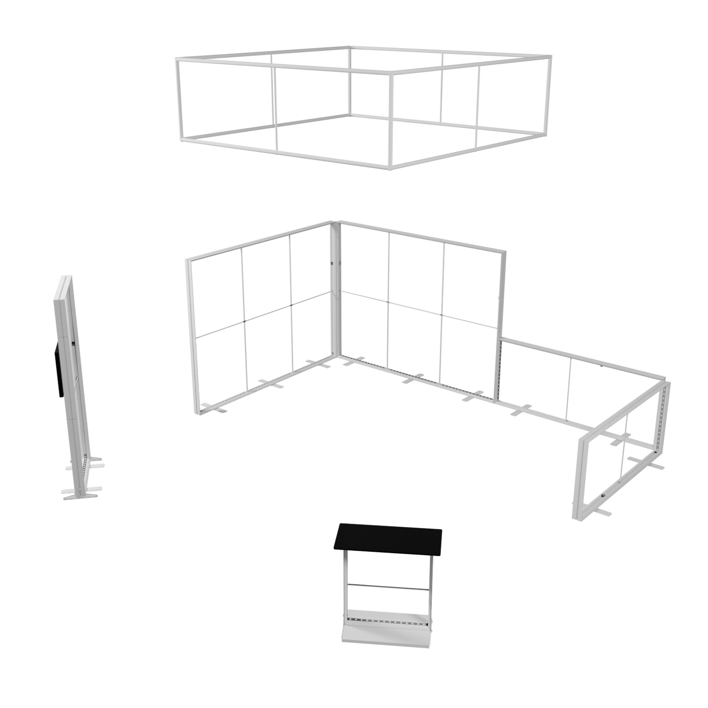 BrightLine 20×20 Island Display Kit 4