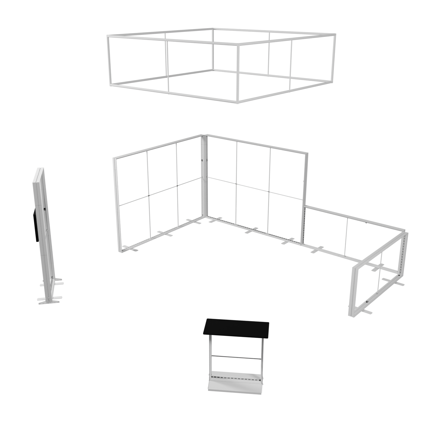 BrightLine 20×20 Island Display Kit 4