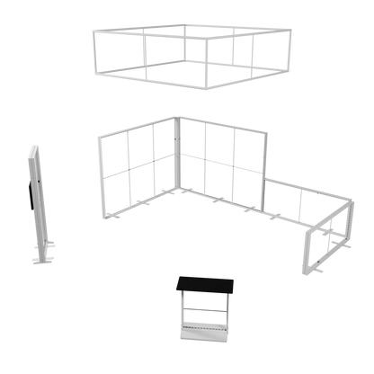 BrightLine 20×20 Island Display Kit 4