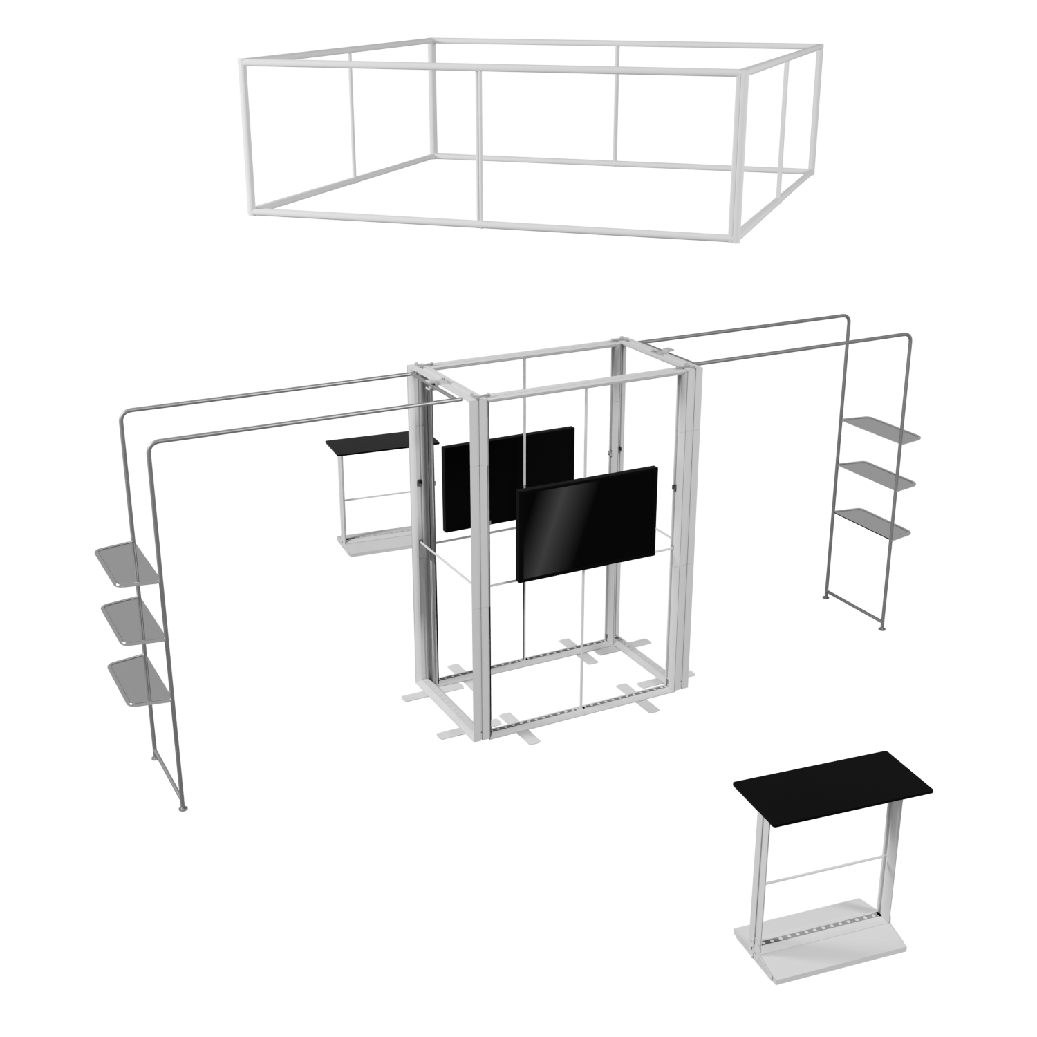 BrightLine 20×20 Island Display Kit 9