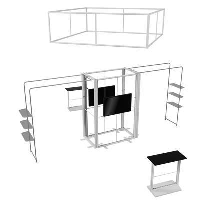 BrightLine 20×20 Island Display Kit 9