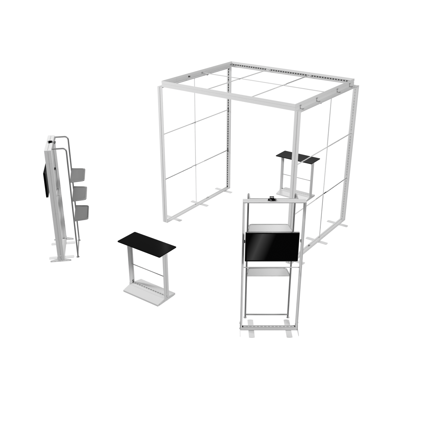 BrightLine 20×20 Island Display Kit 3