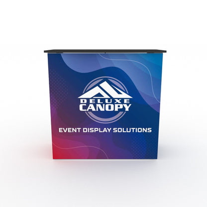 Pop Up Tension Fabric Counter | Trade Show Display Counters - Deluxe Canopy