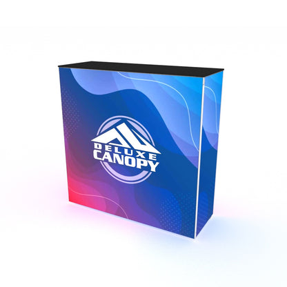 SEG Pop Up Backlit Counter | Trade Show Display Counters - Deluxe Canopy