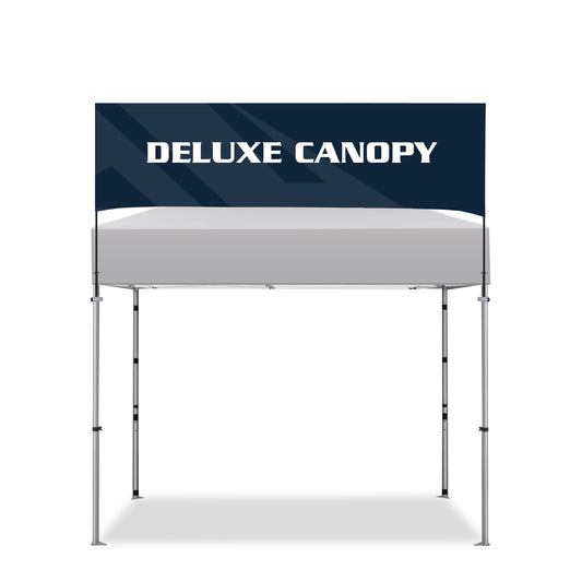 Canopy Tent Square Billboard Banner - Deluxe Canopy