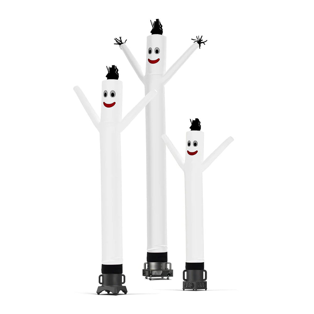 White Air Dancers® Inflatable Tube Man – Deluxe Canopy