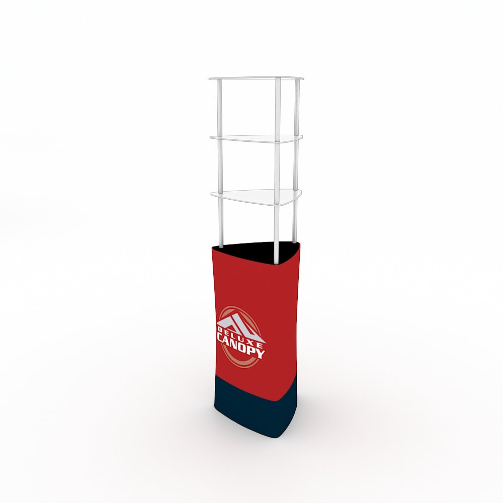 Triangular Custom Printed Trade Show Display Tower - Deluxe Canopy