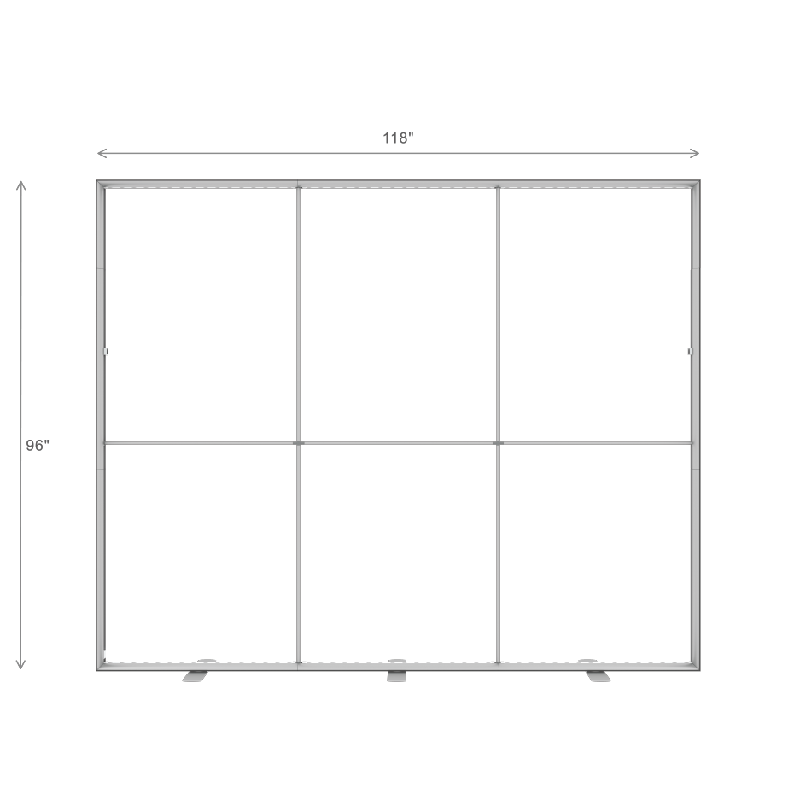 BrightLine V Panel (96″ H x 118″ W)