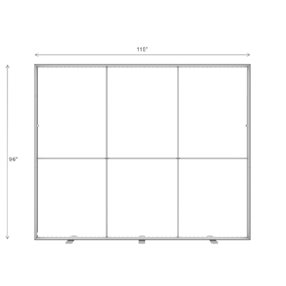 BrightLine V Panel (96″ H x 118″ W)