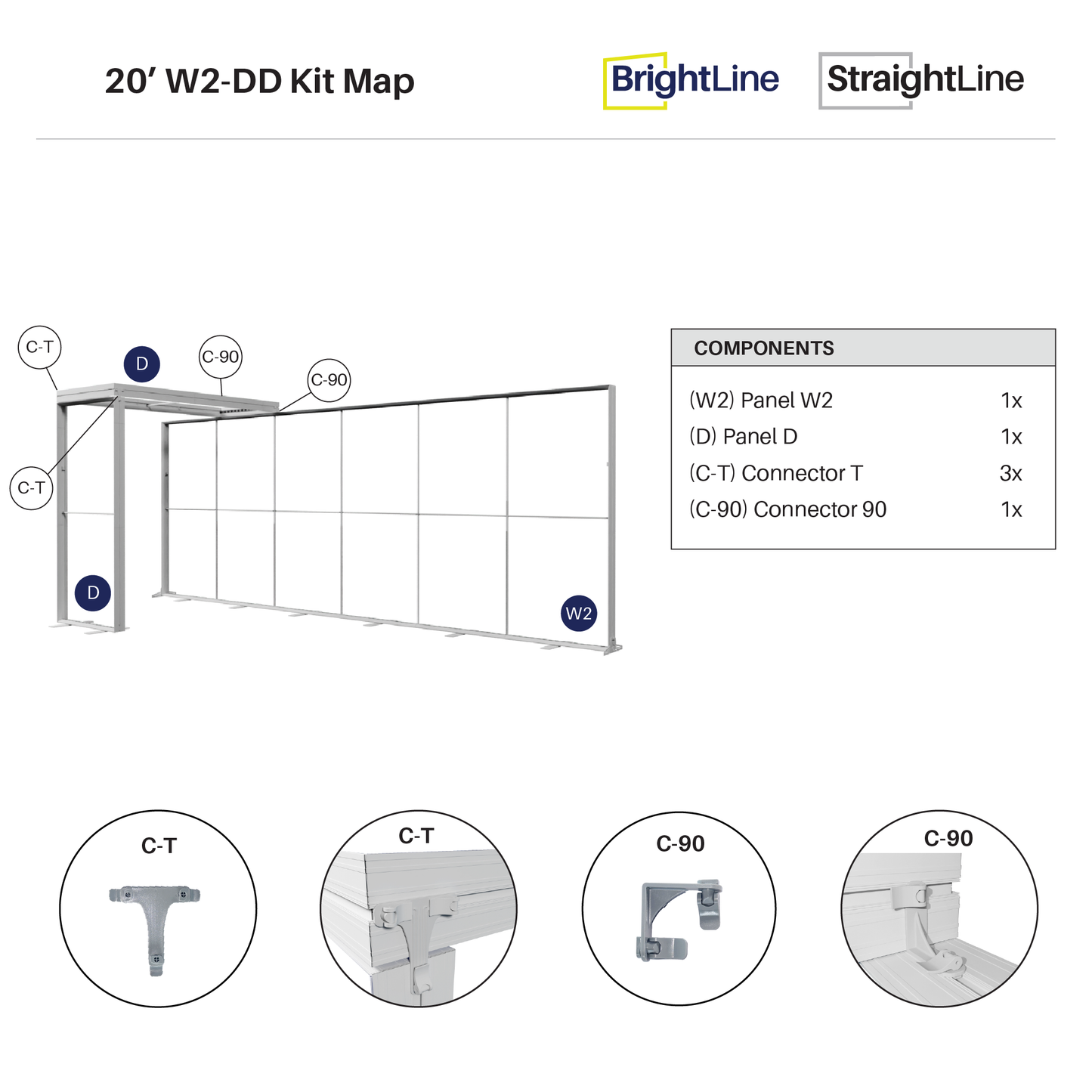 BrightLine 20ft W2DD Kit