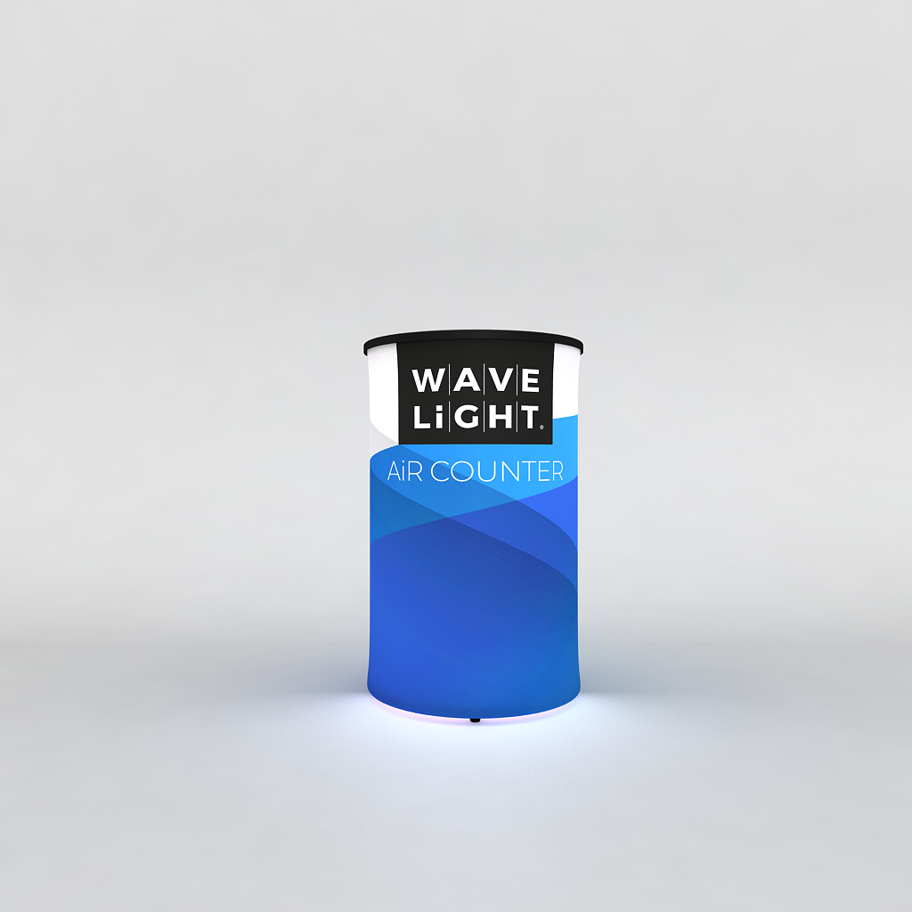 WaveLight® Air Backlit Inflatable Counter - Circular