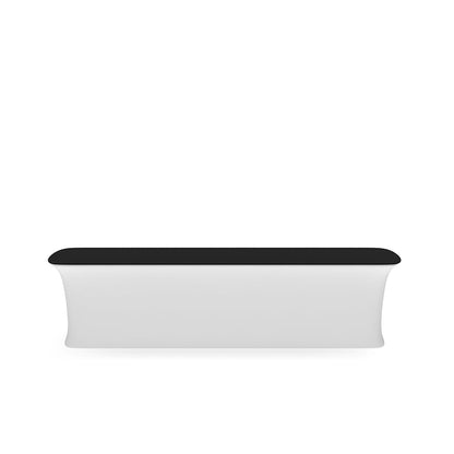 WaveLine InfoDesk Counter and information desk for trade shows and events front view blank