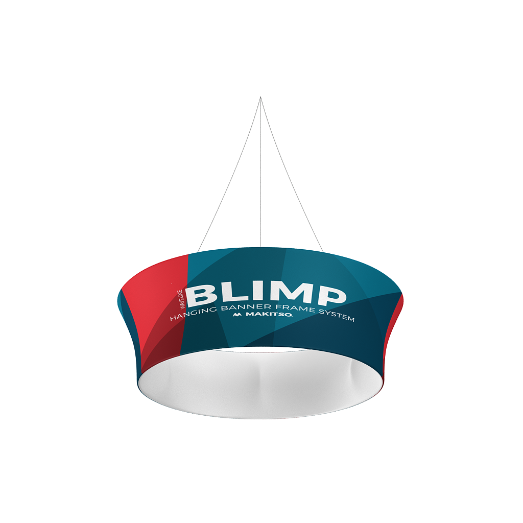 Makitso Blimp Tapered Tube Hanging Banner System