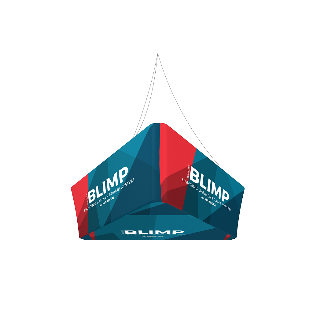 Makitso Blimp Tapered Trio Hanging Banner System