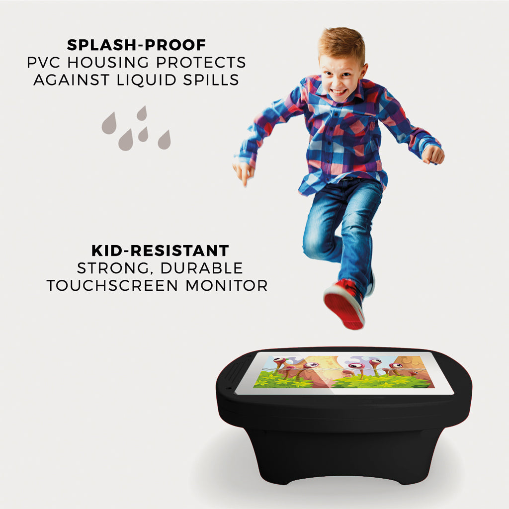 Makitso 4k Interactive Children's Touch Screen Monitor Table Black Durability