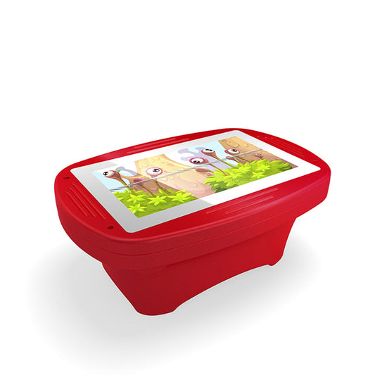 Makitso 4k Interactive Children's Touch Screen Monitor Table Red Outdoor