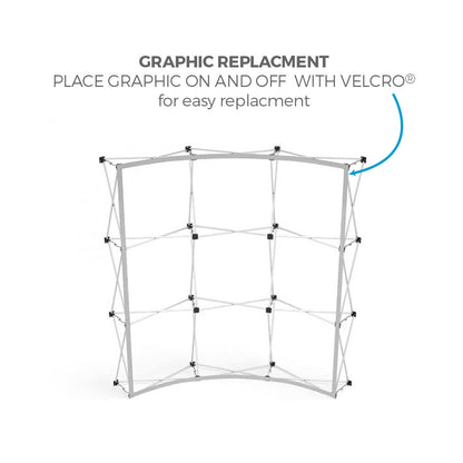 OneFabric 8ft Curve Display