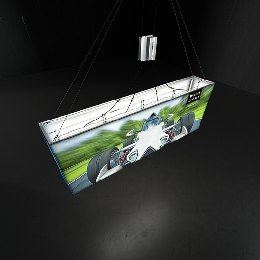 WaveLight® Casonara Blimp Rectangle 360º SEG Hanging  Light Box 300m