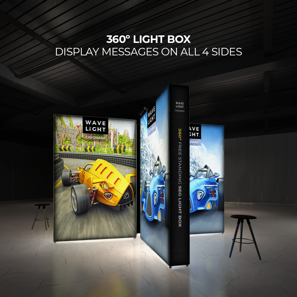 WaveLight® Casonara SEG Light Box Display - 10ft