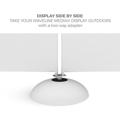 WaveLine Media® Bubble Base connectivity side by side