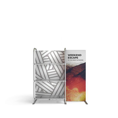 WaveLine® Merchandiser Retail Pop Up Store Display with side graphic