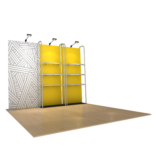 WaveLine® Merchandiser Retail Pop Up Store Display with Shelving