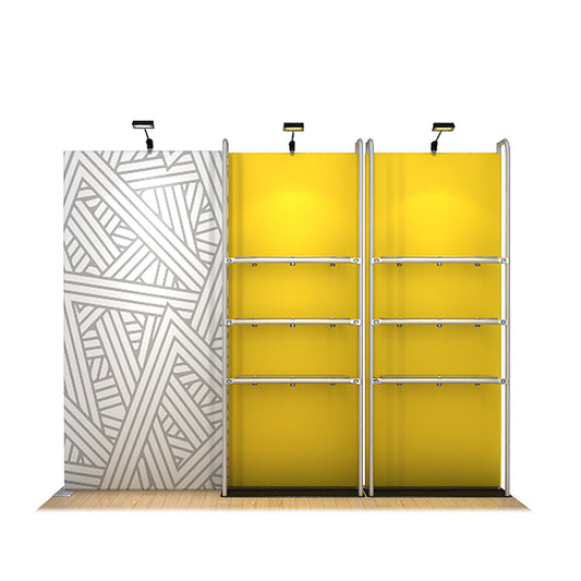 WaveLine® Merchandiser Retail Pop Up Store Display with Shelving