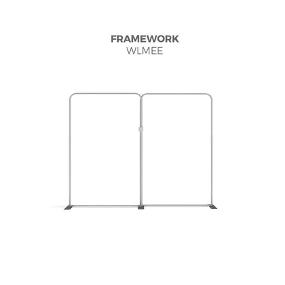 Deluxe Canopy WLMEE Waveline Tension Fabric Display Kit framework