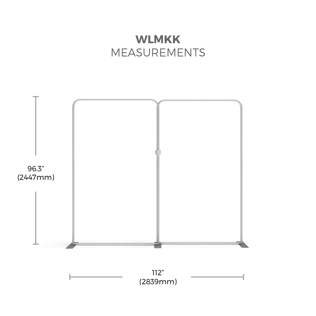 Deluxe Canopy WLMKK WaveLine Media® Display Kit framework