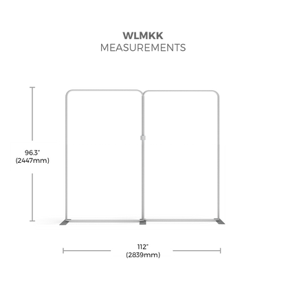 Deluxe Canopy WLMKK WaveLine Media® Display Kit framework