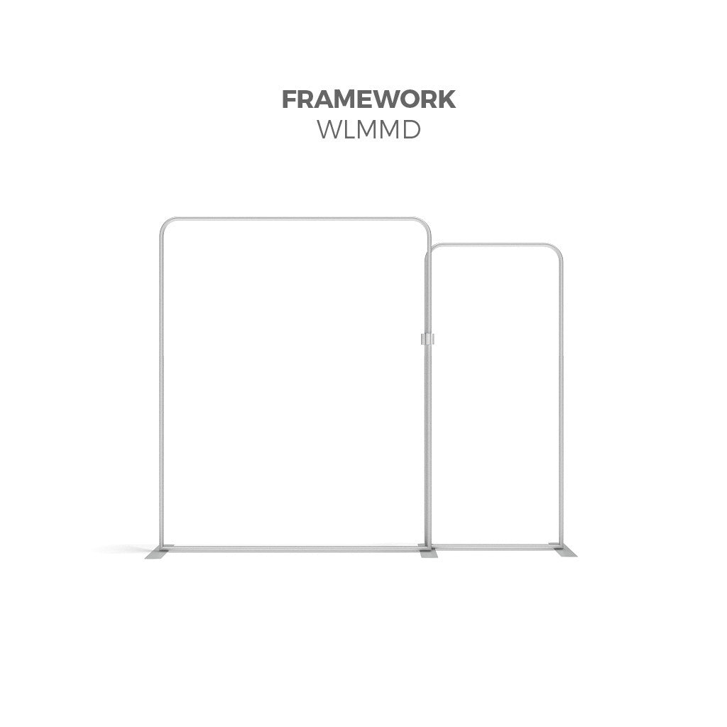 Deluxe Canopy WLMMD WavelineMedia Tension Fabric Display Kit framework